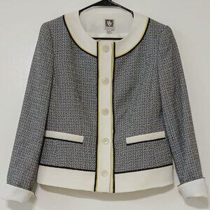 Anne Klein Black & White Jacket – Size 4